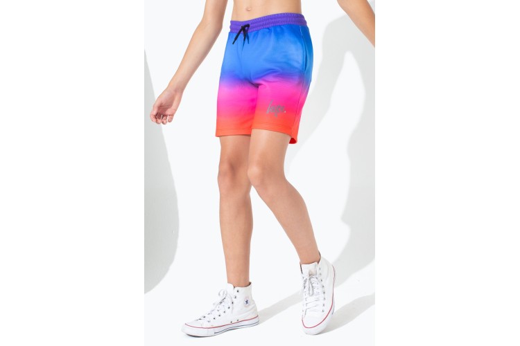 Hype Rainbow Fade Kids Shorts Multi