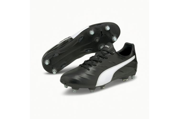 Puma King Pro 21 MxSG Football Boots Black / White