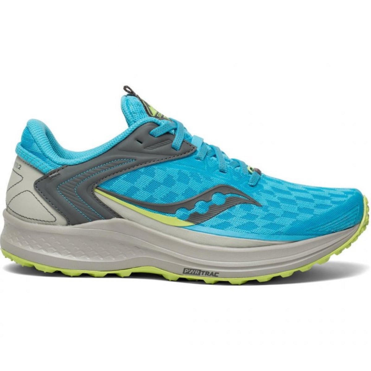 Saucony Canyon TR2 Blaze Blue / Lime Road to rugged. For trails, roads ...
