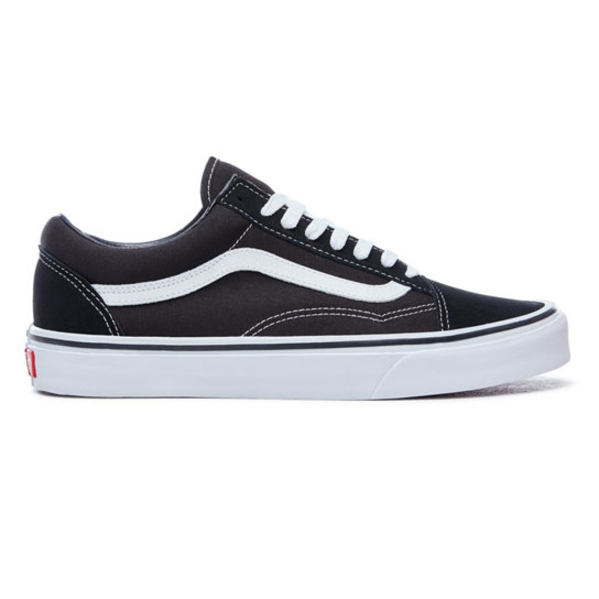 Vans Old Skool Black / White The first to bear the iconic side stripe ...