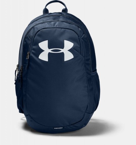 Under armour blue store and grey backpack