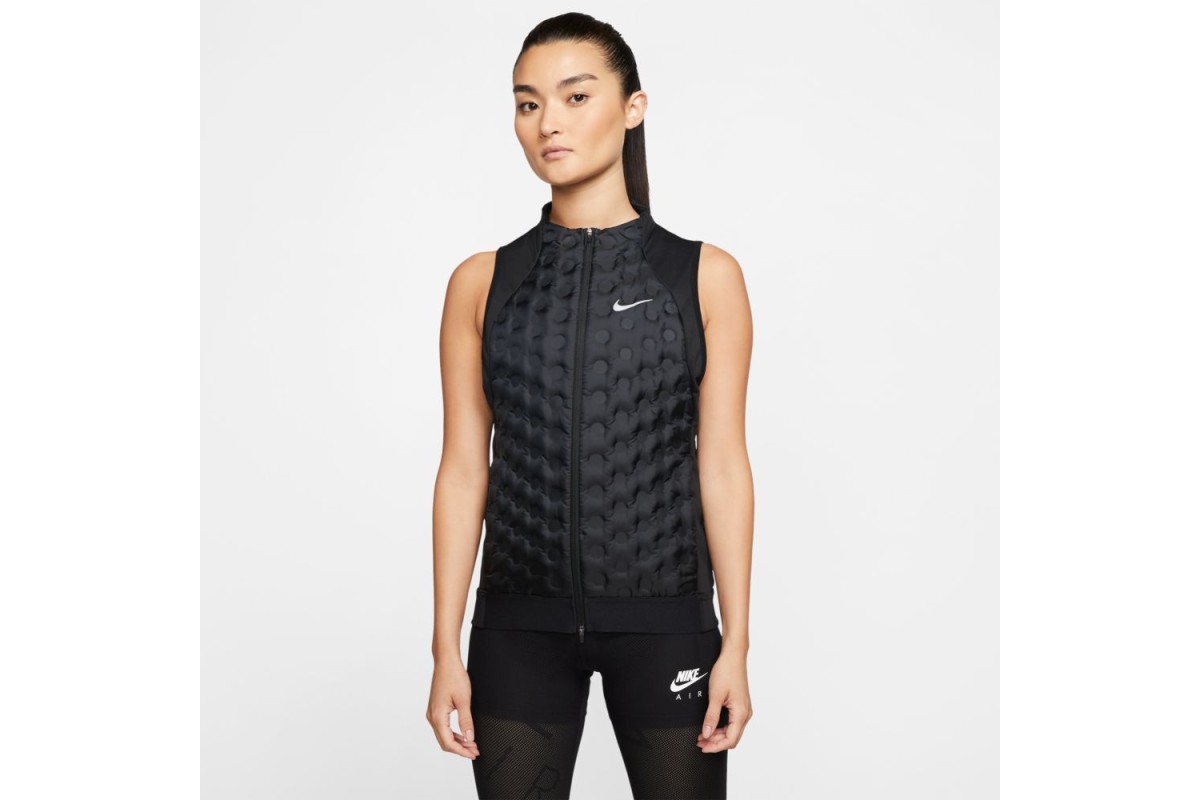 Draad Opwekking Vast en zeker The Nike AeroLoft Vest provides warmth and cooling where you need it.  Lightweight fabric delivers just the right amount of breathable comfort so  you can tackle your miles even in dropping temperatures.