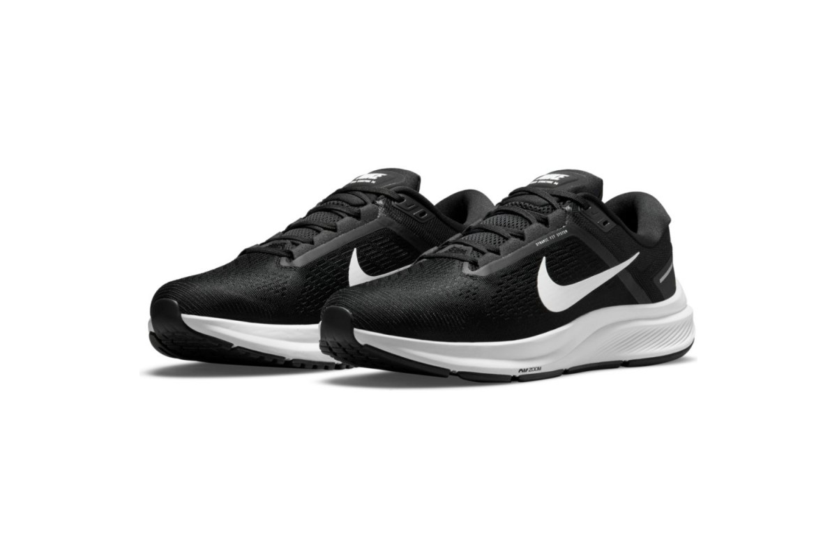Nike Air Zoom Structure 24 Black / White Hit your miles in the ...