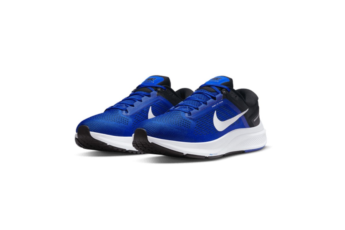 Nike Air Zoom Structure 24 Old Royal Blue / White - Racer Blue Hit your miles in the cushioning and secure fit of the Air Zoom Structure 24.