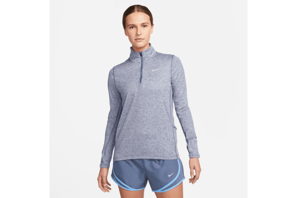 Nike Element Half Zip Top The Nike Dri-FIT Element Top gives you soft ...