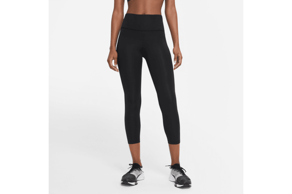 Nike Fast Mid-Rise Crop Leggings Make those miles count in the Nike Fast  Leggings. Stretchy materials and a supportive design combine with  ventilation where you need it for cooling on the move.