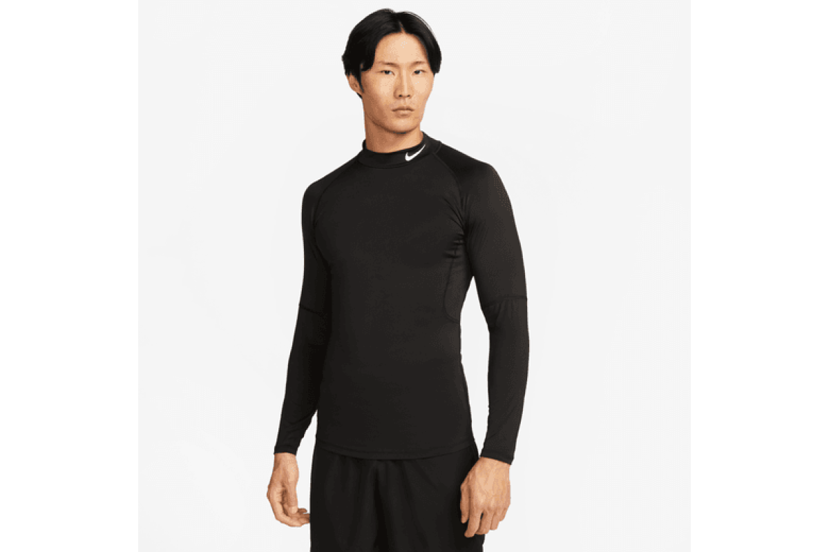 Nike pro mock neck outlet