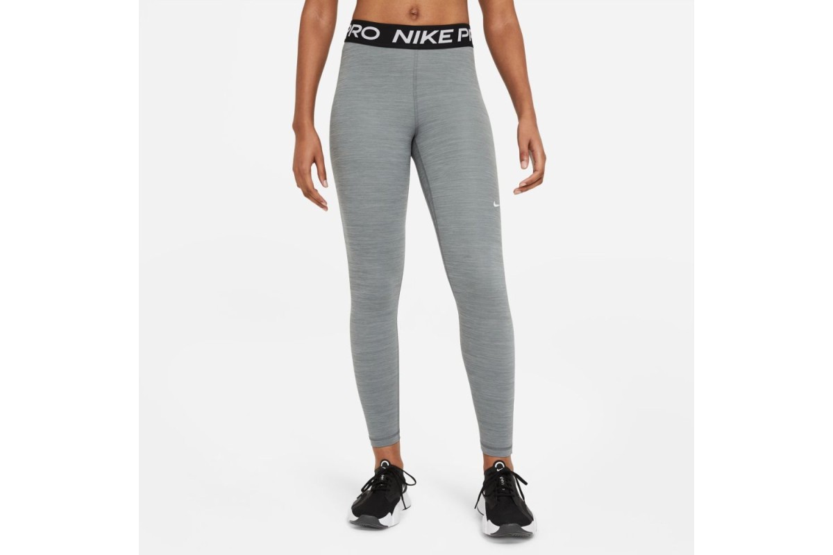 Nike Pro 365 Leggings Smoke Grey The Nike Pro Leggings are made with  sweat-wicking fabric that and mesh across the calves to keep you cool and  dry. Soft, stretchy fabric moves with