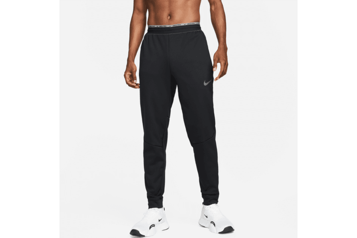 Nike Pro Therma-FIT Track Pants Black / Grey Shrug off the chill before ...