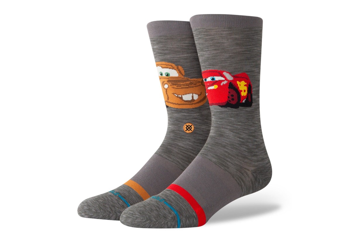 Stance Pixar Cars Kachow Socks Dark Grey Whirlwind Sports