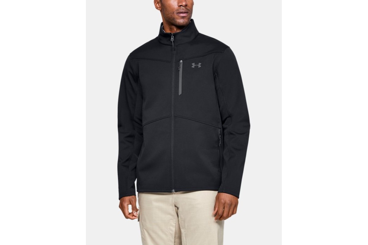 Under Armour ColdGear Infrared Shield Jacket Black This men's Under Armour  ColdGear® jacket is windproof, light, and warm. It's powered by our nearly  weightless ColdGear® Infrared technology that actually traps your body