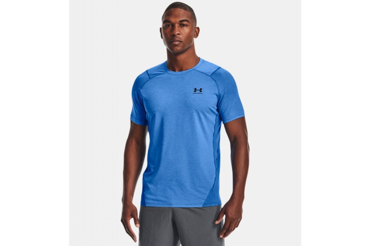 uniek Tanzania ventilatie Under Armour HeatGear Armour Fitted Short Sleeve Blue HeatGear® Armour is  our original performance baselayer—the one you put on first and take off  last. So we made it extra comfortable by wicking