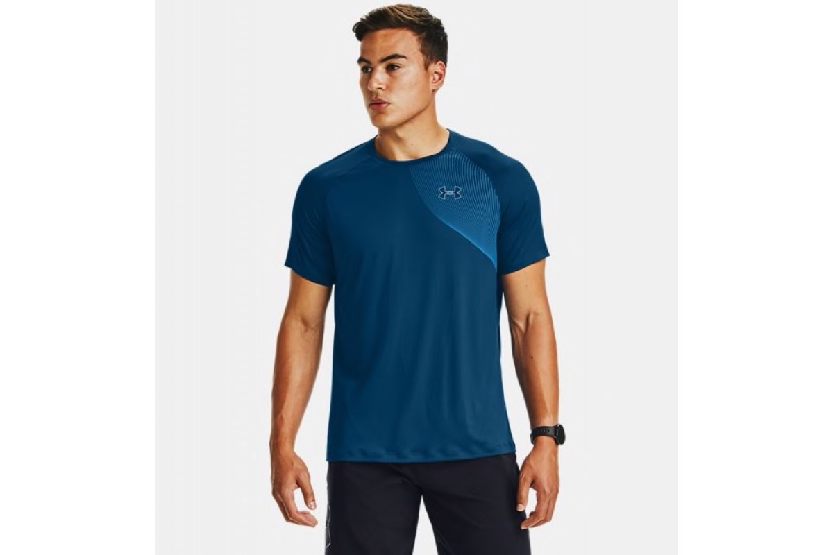 Under Armour Qualifier Iso-Chill Run T-Shirt Blue Iso-Chill