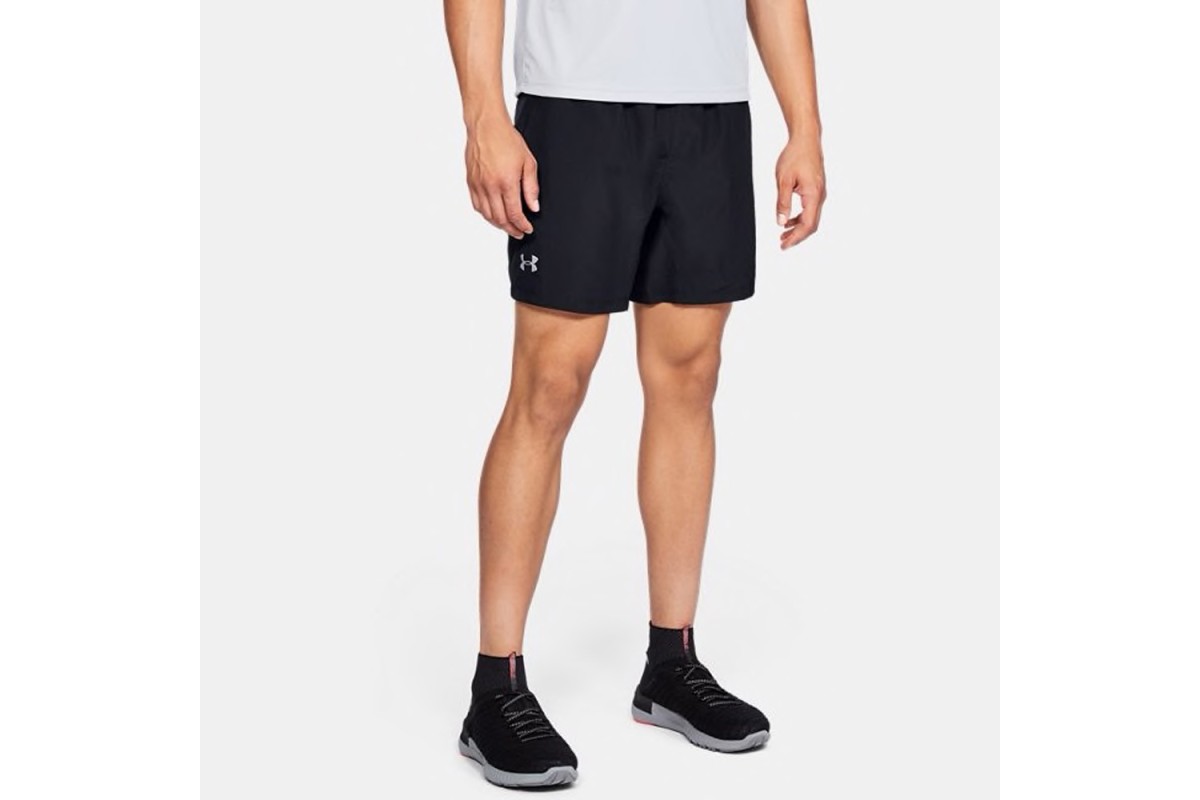 Men's ua speed stride solid deals 18 cm shorts
