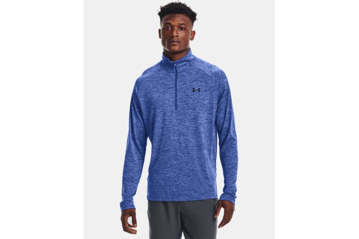 Under Armour Tech ½ Zip Fleece Academy Blue UA Tech™ is our