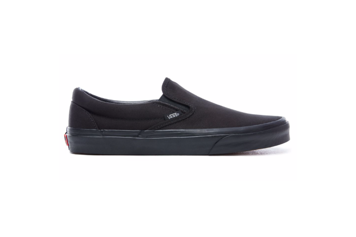 Vans Classic Slip-On Skate Shoes Black / Black - Whirlwind Sports