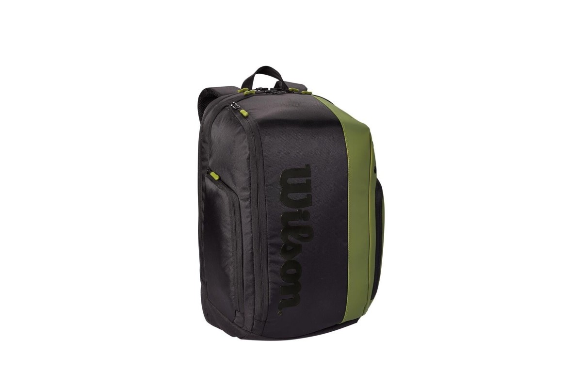 Wilson Super Tour Backpack Black Green