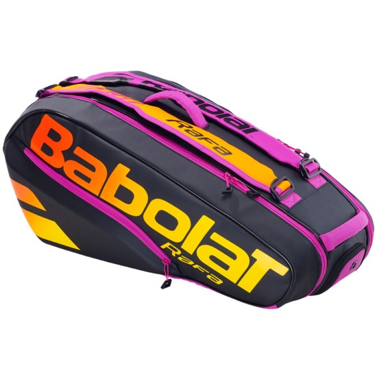 Babolat Pure Aero RAFA 6 Racket Bag Black / Orange / Purple