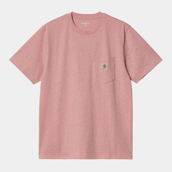 Carhartt WIP Pocket T-Shirt Rothko Pink Heather