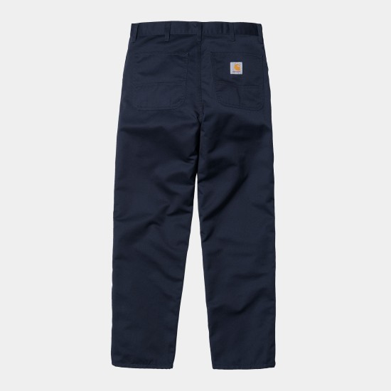 Carhartt WIP Simple 'Denison' Twill Pants Dark Navy Blue