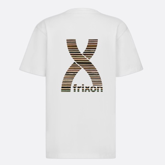 Frixon Skate Deck Stack T-Shirt White