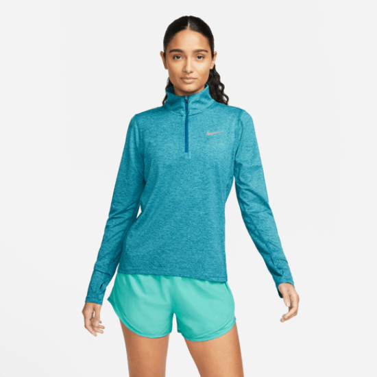Nike Element 1/2-Zip Running Top Marina Green