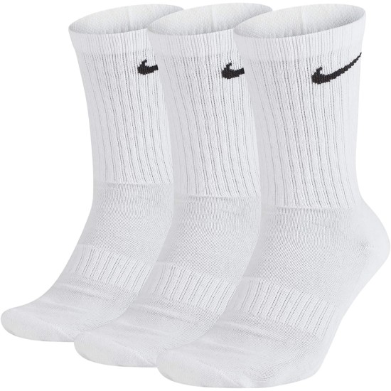 Nike Everyday Cushioned 3 Pack Of Socks White