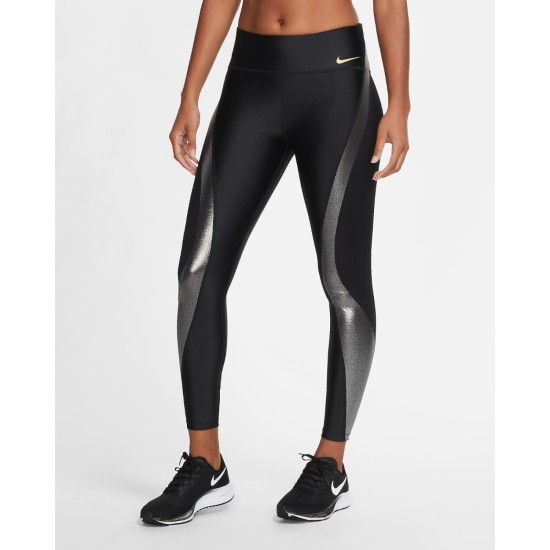 nike women's metallic clash leggings