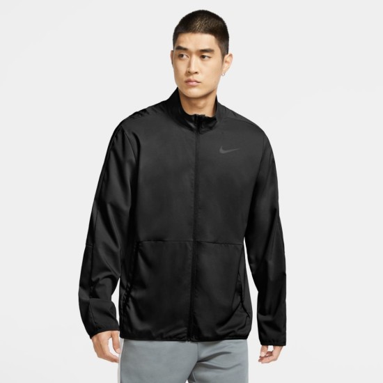 Nike Team Dri-FIT Woven Zip Jacket Black