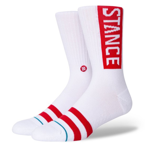 Stance OG Socks White / Red