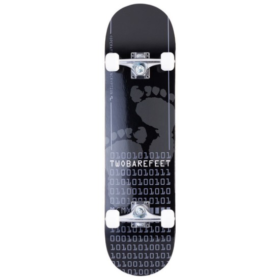 Two Bare Feet Cipher Complete Skateboard Black