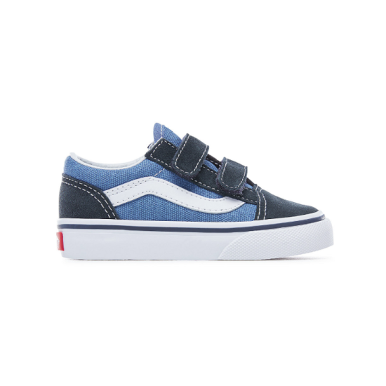 blue velcro vans