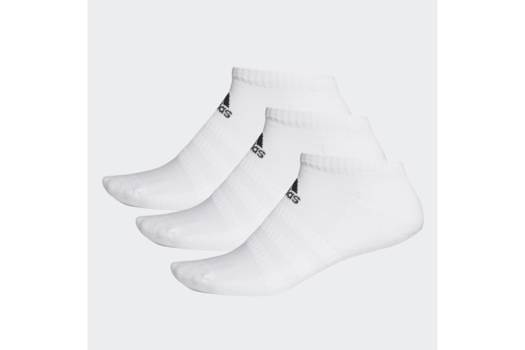 adidas Cushioned 3 Pack Of No Show Socks White