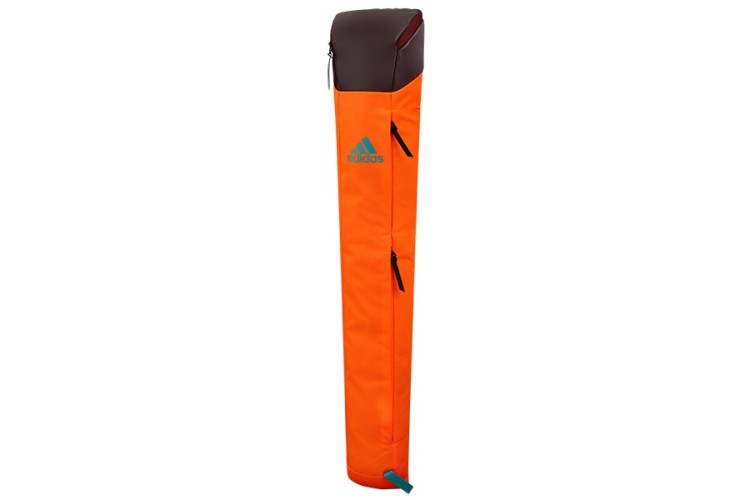 Adidas VS3 Small Hockey Stick Bag 100cm X 22cm X 10cm Stick compartment for up to four 38.5 inch sticks Separate valuables pocket and additional small compartment Adjustable single shoulder strap Clip