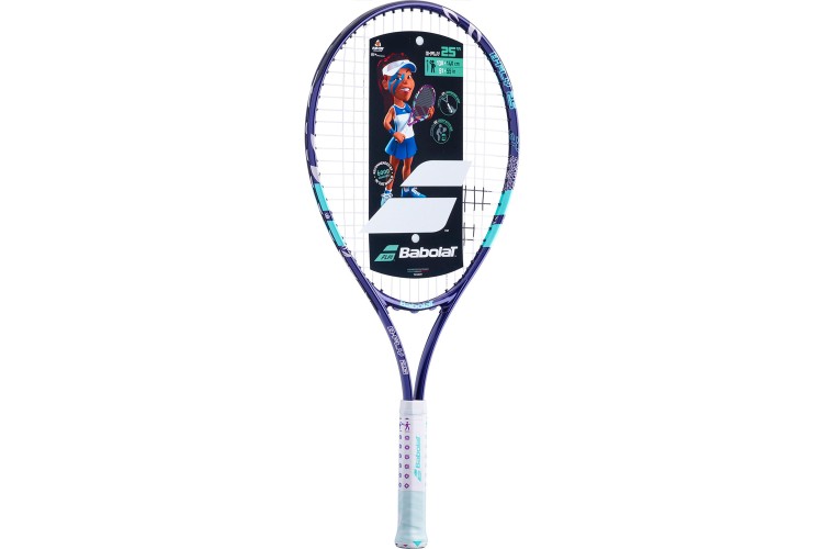 Babolat B'Fly 25 inch Junior Tennis Racket Dark Blue / Blue / Pink