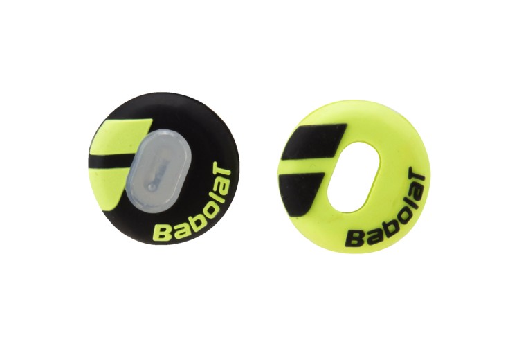 Babolat Custom Dampeners (Pack of 2) Black / Yellow