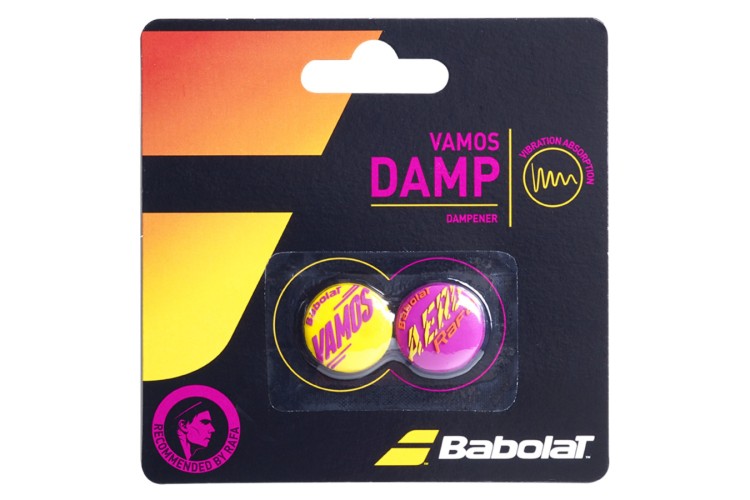 Babolat Vamos Dampeners (Pack of 2) Yellow / Purple