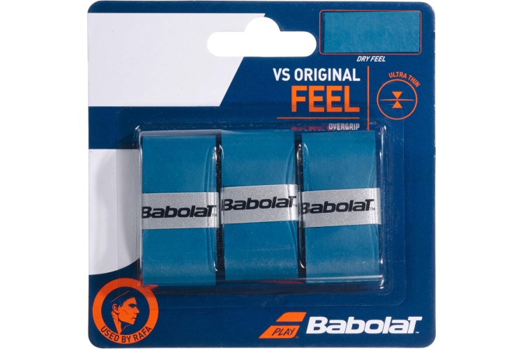 Babolat VS Original Overgrips (Pack of 3) Blue