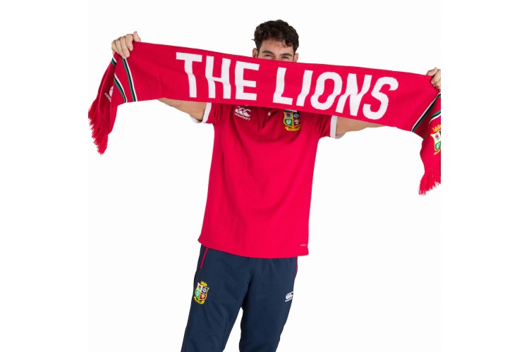 British & Irish Lions Supporters Scarf Red