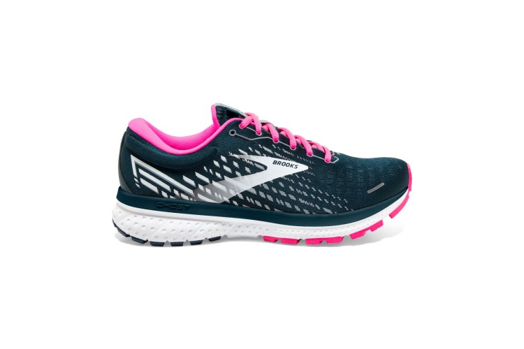 Brooks Ghost 13 Reflective Pond Blue / Pink / Ice