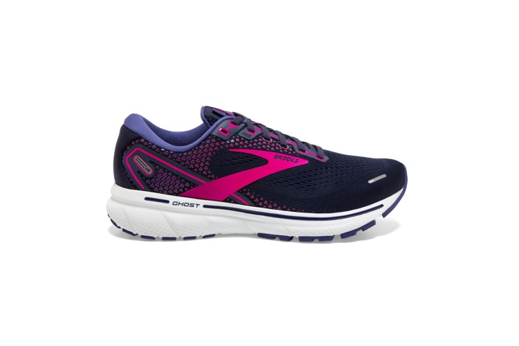 Brooks Ghost 14 Peacoat / Pink / White