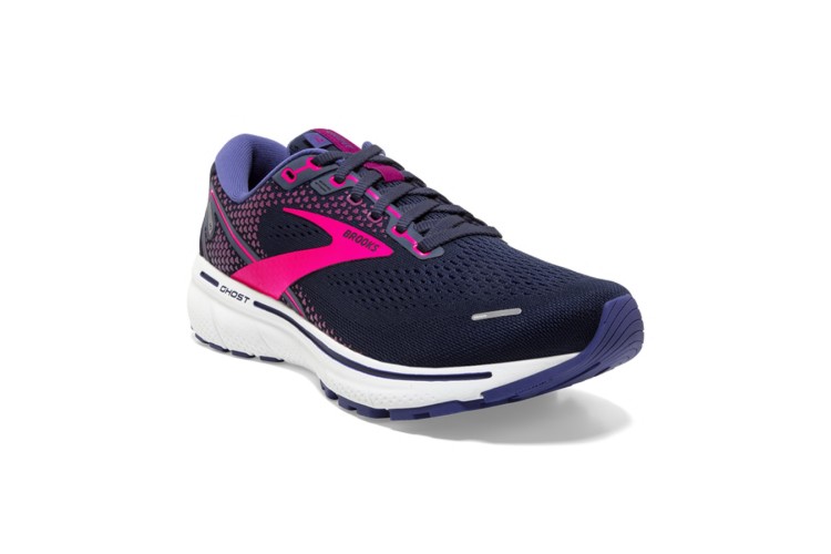 Brooks Ghost 14 Peacoat / Pink / White