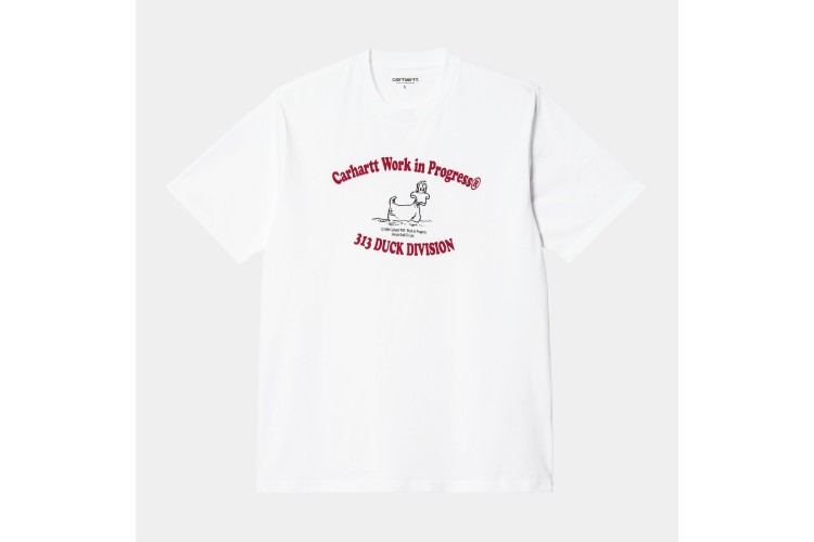 Carhartt WIP 313 Duckdivision T-Shirt White