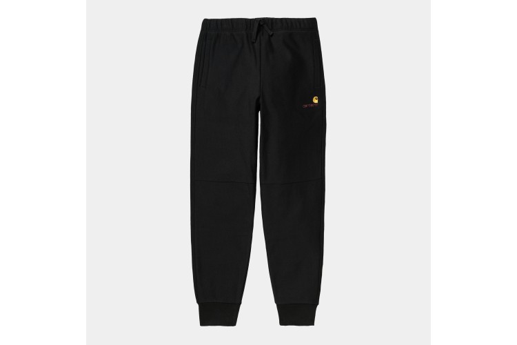 Carhartt WIP American Script Logo Jogging Pants Black