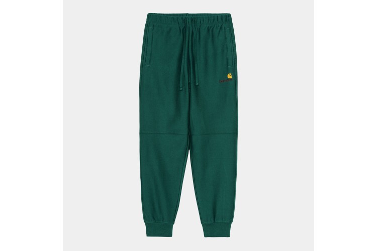 Carhartt WIP American Script Logo Jogging Pants Hedge Green