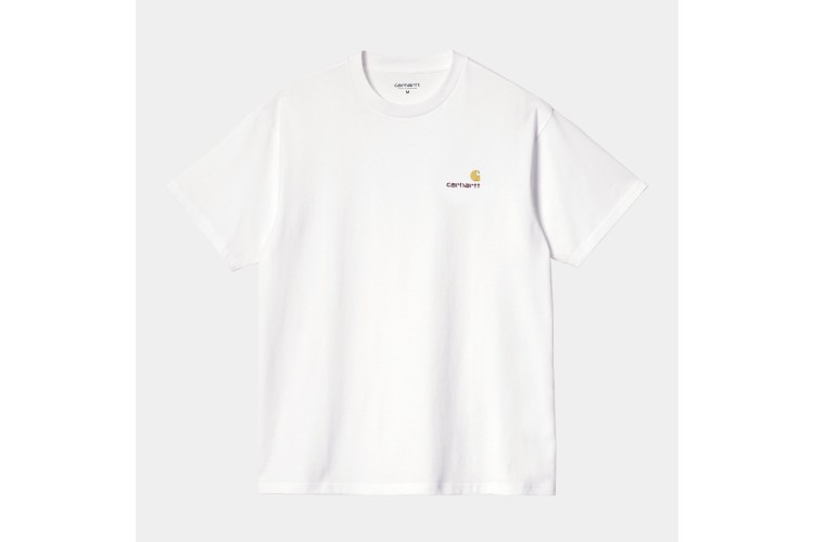 Carhartt WIP American Script Logo T-Shirt White