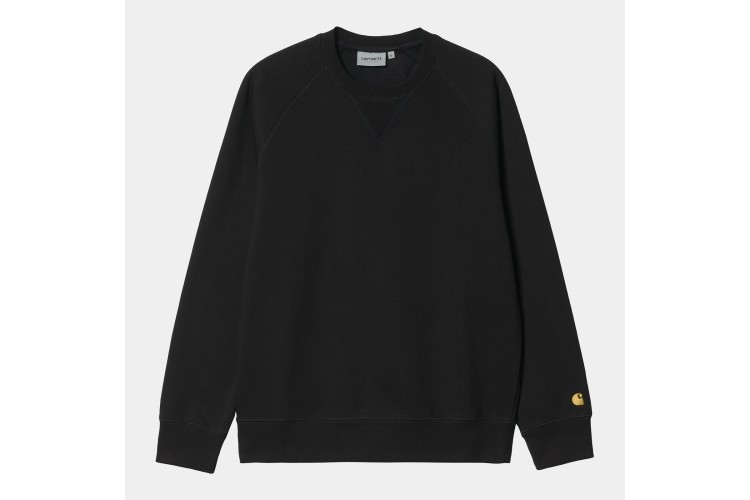 Carhartt WIP Chase Logo Sweatshirt Black