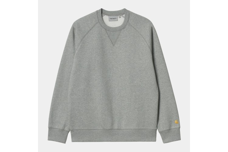 Carhartt WIP Chase Logo Sweatshirt Grey Heather