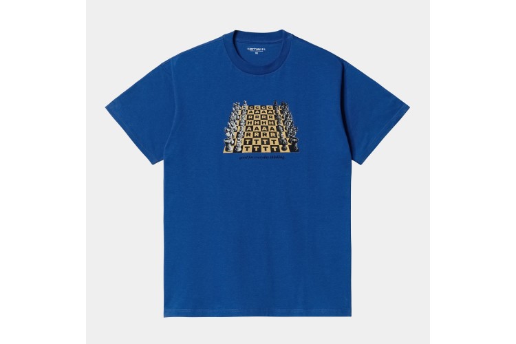 Carhartt WIP Chessboard T-Shirt Gulf Blue