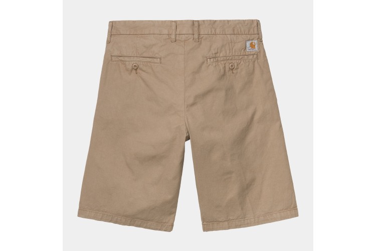 Carhartt WIP Johnson 'Midvale' Twill Shorts Leather Beige